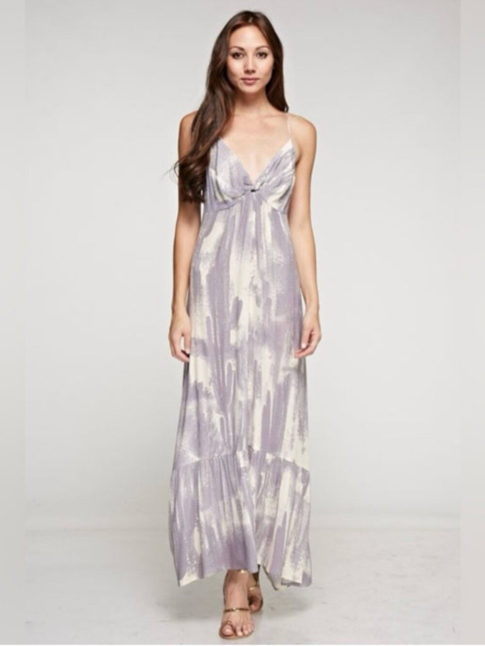 Love Stitch Cactus Novelty Print Midi Maxi Dress Women’s Medium Party Vacation